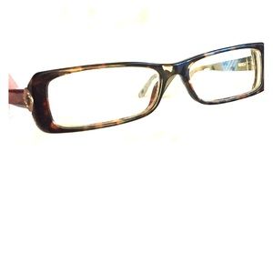 Vogue prescription eyeglasses with zipper case